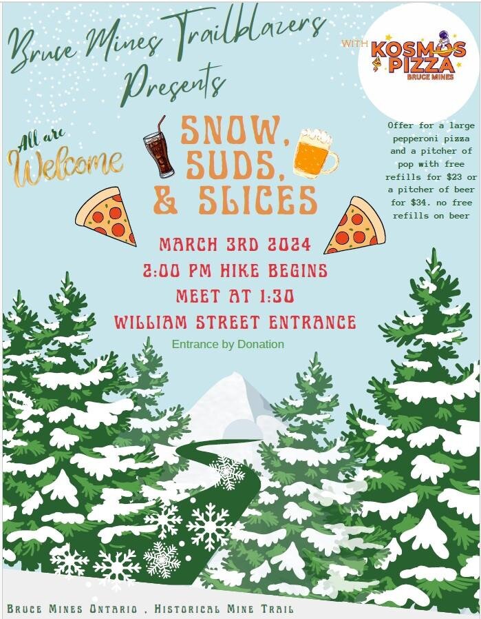 Snow, Suds & Slices - March 3