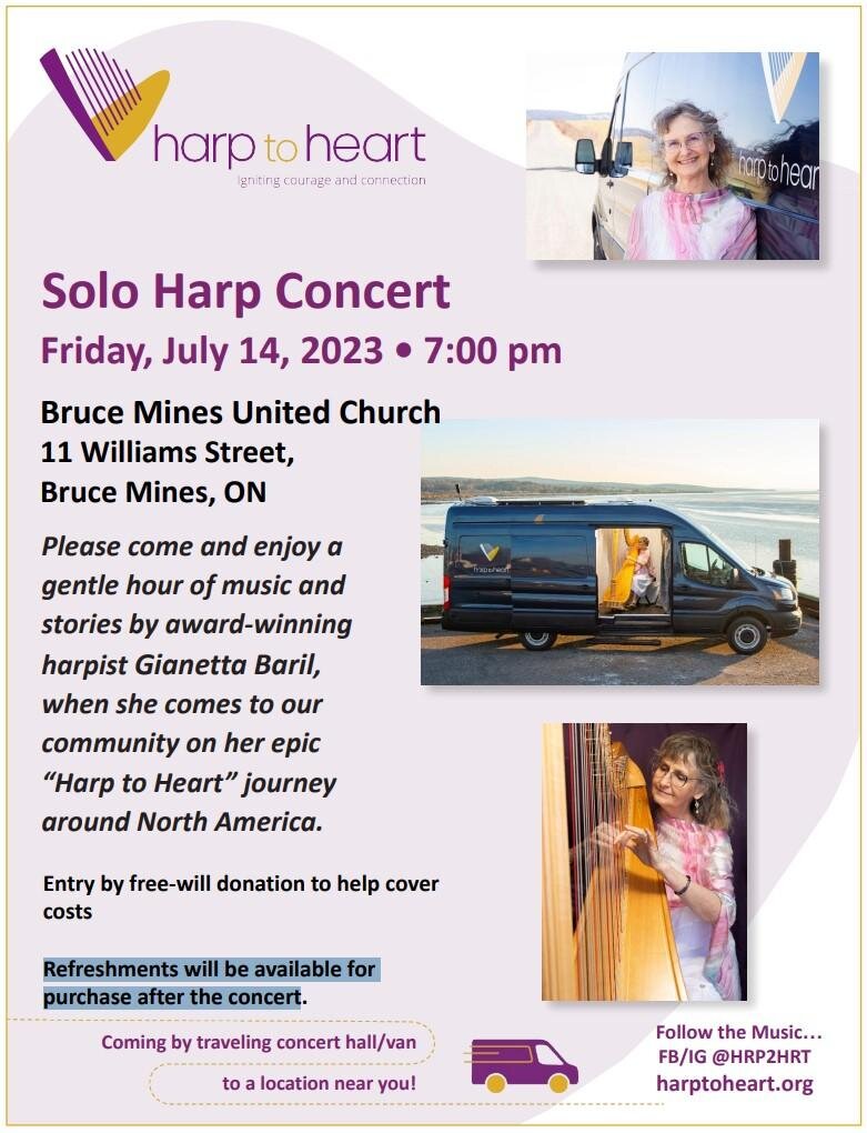 Solo Harp Concert - July 14