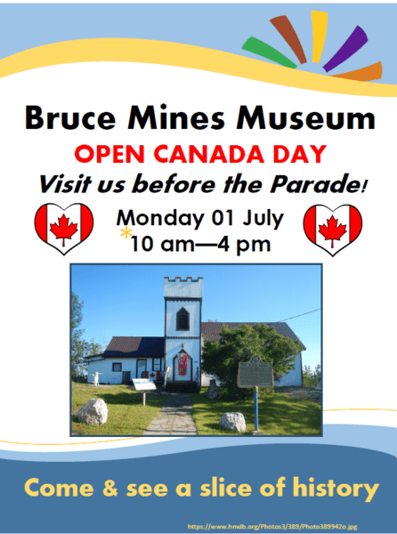Museum Open Canada Day!